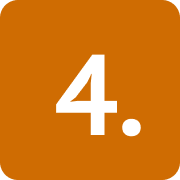 An orange icon with the number 4.