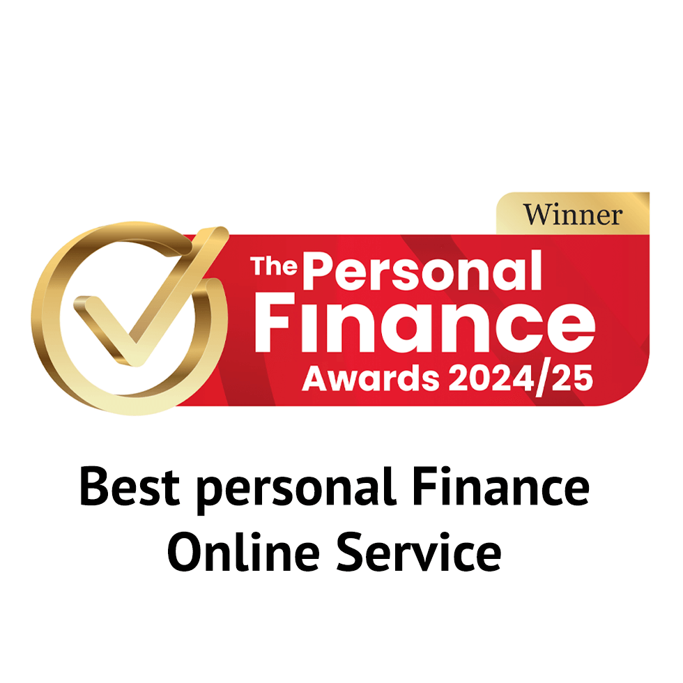 Winner of the Best Personal Finance Online Service at the 2024/25 Personal Finance Awards, for the 5th year running