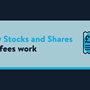 A card reading: How Stocks and Shares ISA fees work, with a receipt showing a pound sign.