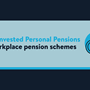 An image of a stacked pound coins with a sprouting seedling plant, next to text that reads Self-Invested Personal Pensions vs workplace pension schemes 