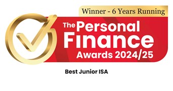 Wealthify, the winner of the Personal Finance Awards 2024/2025 for Best Junior iSA